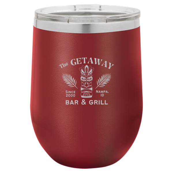 12 oz. Stainless Steel Stemless Wine Tumblers - Image 2