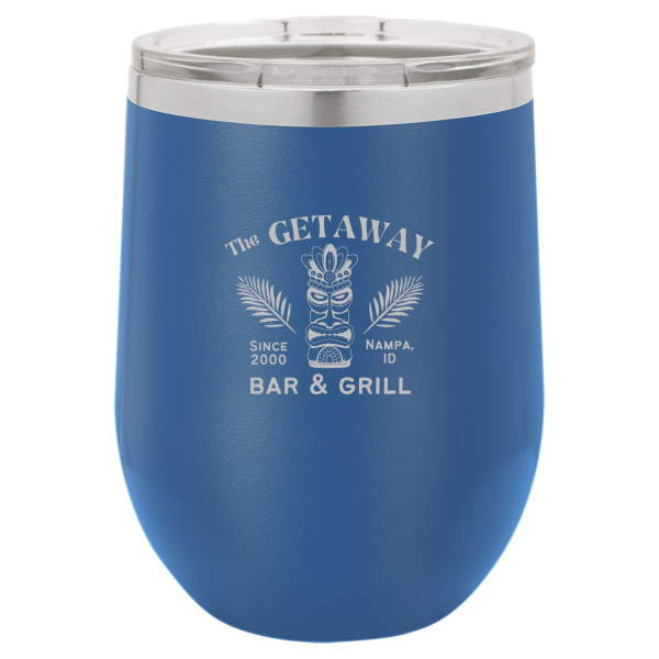 12 oz. Stainless Steel Stemless Wine Tumblers