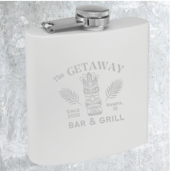 6 oz. Stainless Steel Flasks - Image 2