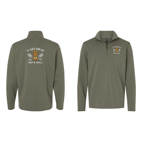 Independent Trading Co. EXP20PQ Preform 1/4 Zip Unisex Pullover 60/35/5 Cotton/Polyester/Spandex - Image 3